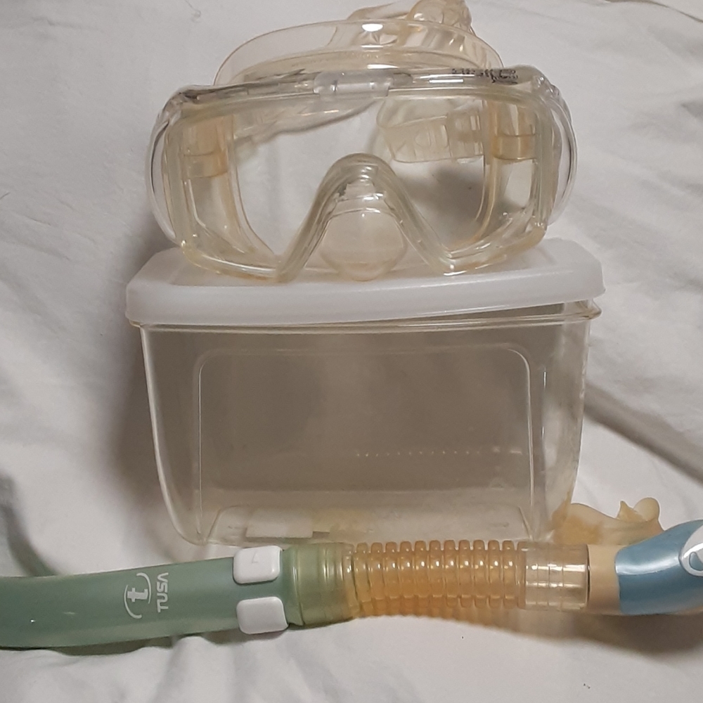 Goggles and snorkel